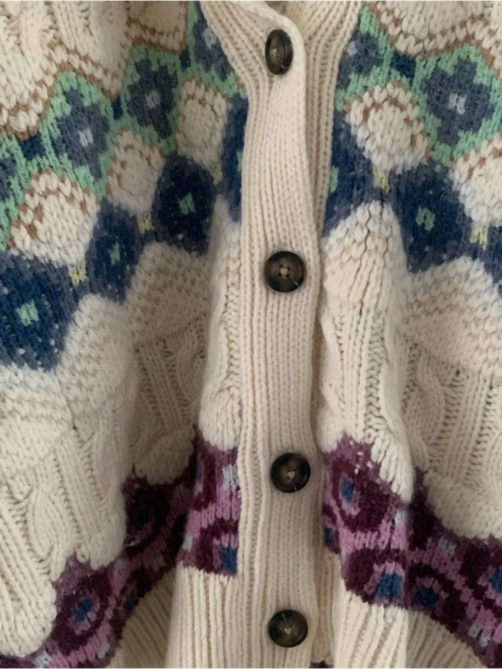 Lucky Brand Heavy Knit Cardigan - Picture 3 of 10